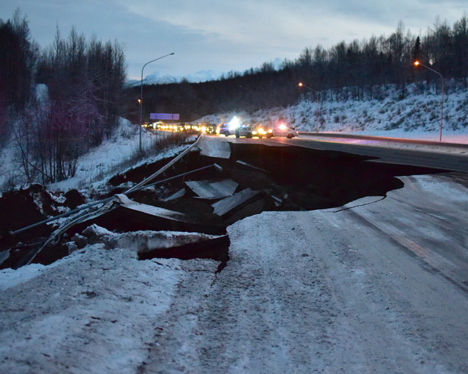 Alaska Earthquake Damage