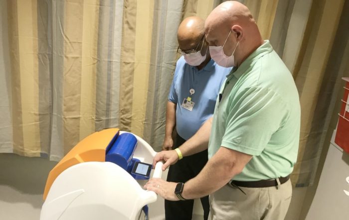 Louisiana Hospital using UV disinfectant