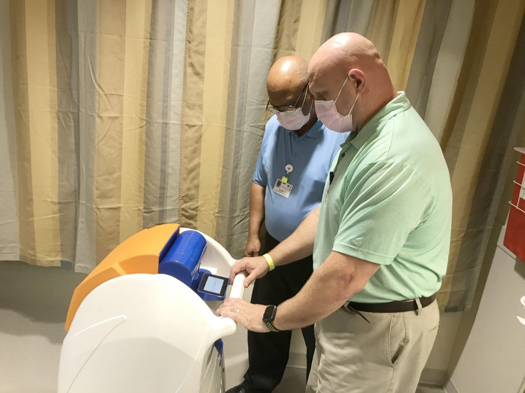 Louisiana Hospital using UV disinfectant