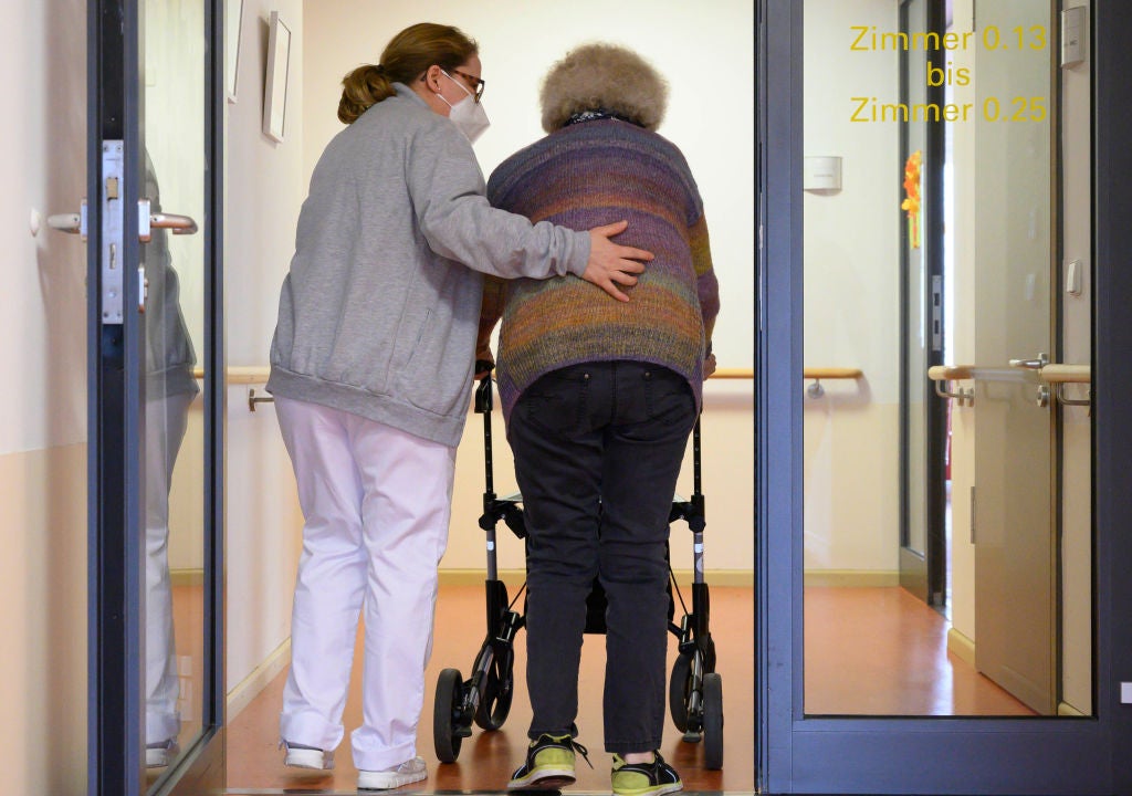 St. Barbara of German Welfare retirement home resident