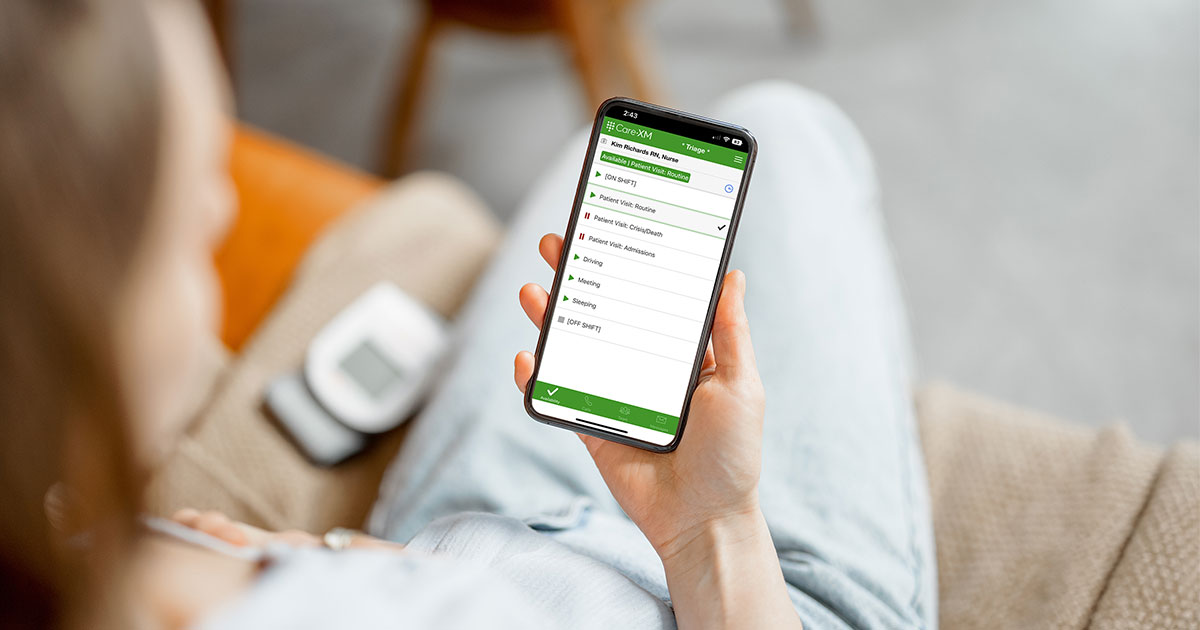 CareXM app, connecting patients and caregivers with healthcare professionals on the first try